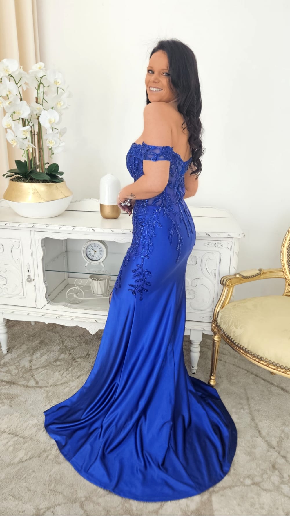 Vestido Safira Real