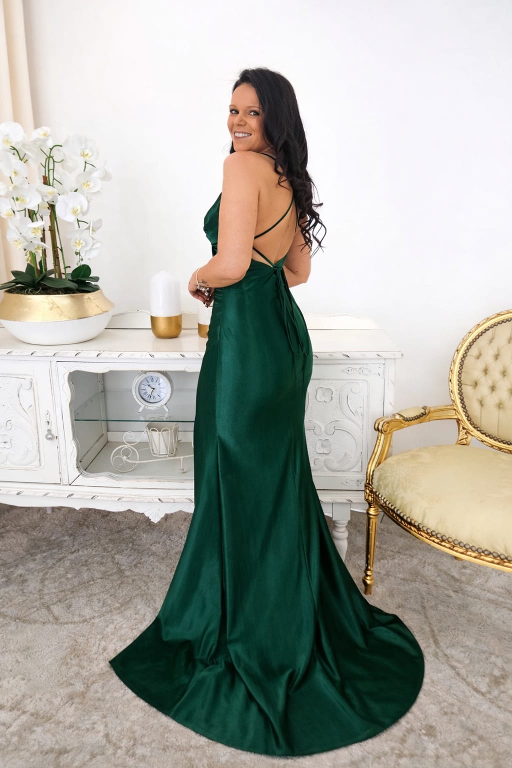 Vestido Esmeralda Royal 0177