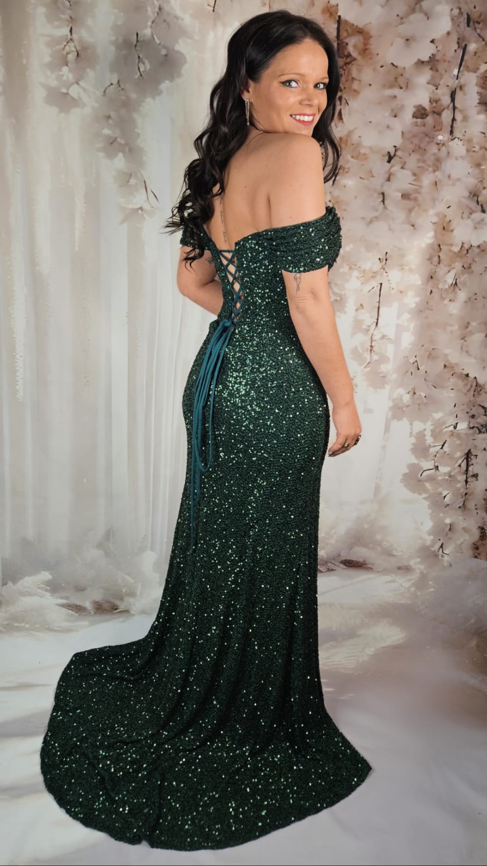 Vestido Esmeralda Estrela 7981