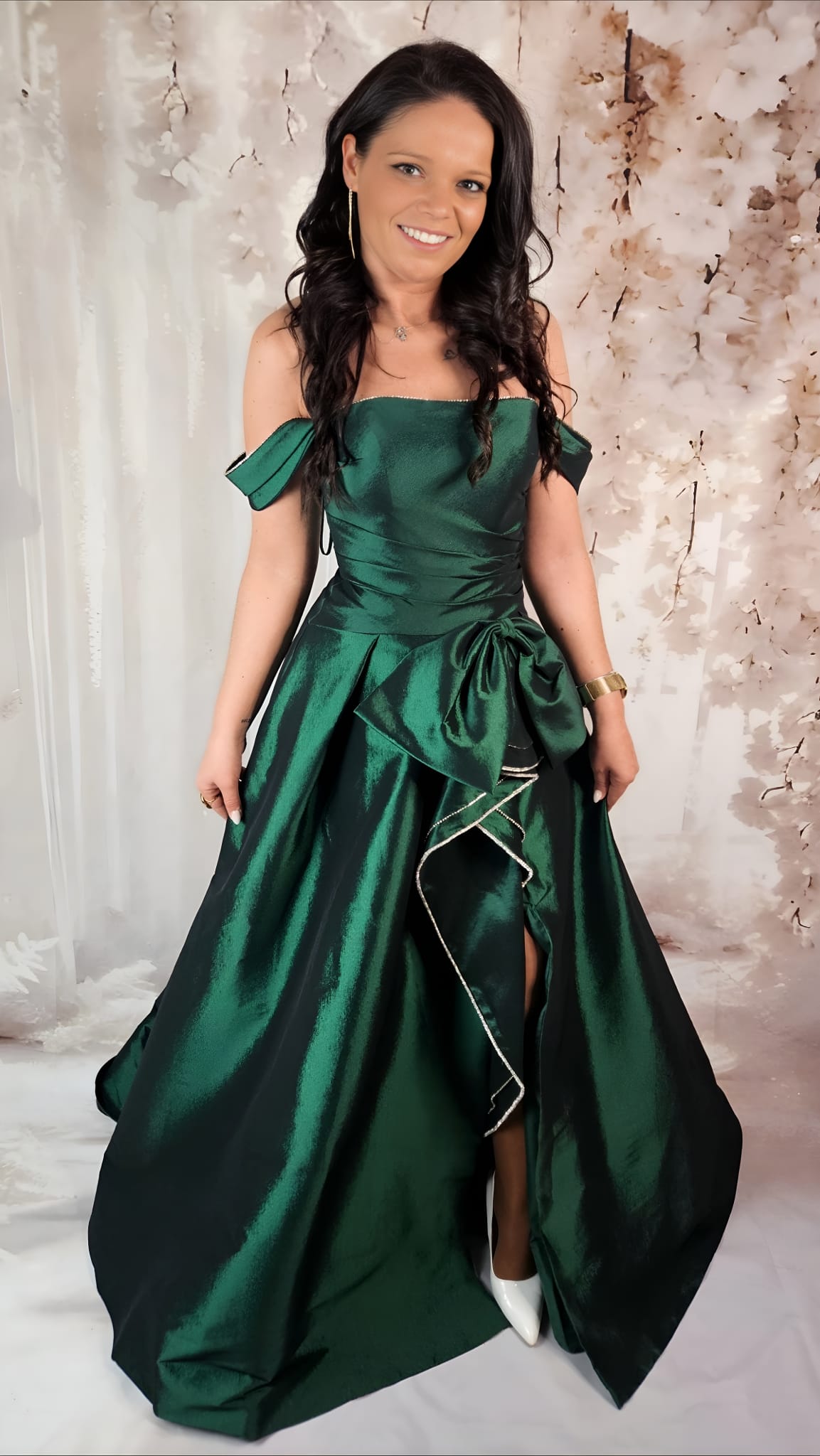 Vestido Esmeralda Majestoso 2025