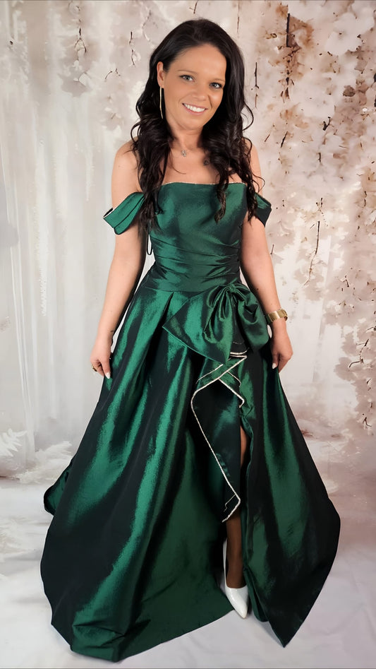 Vestido Esmeralda Majestoso 2025