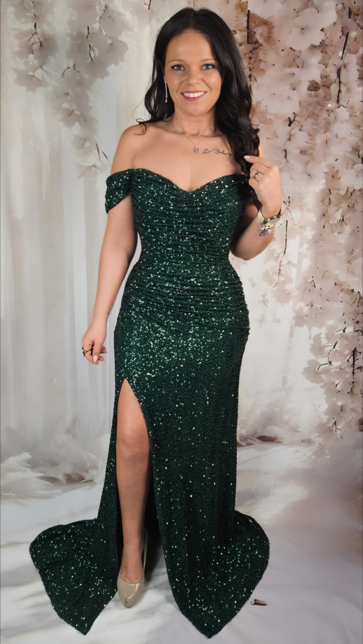 Vestido Esmeralda Estrela 7981