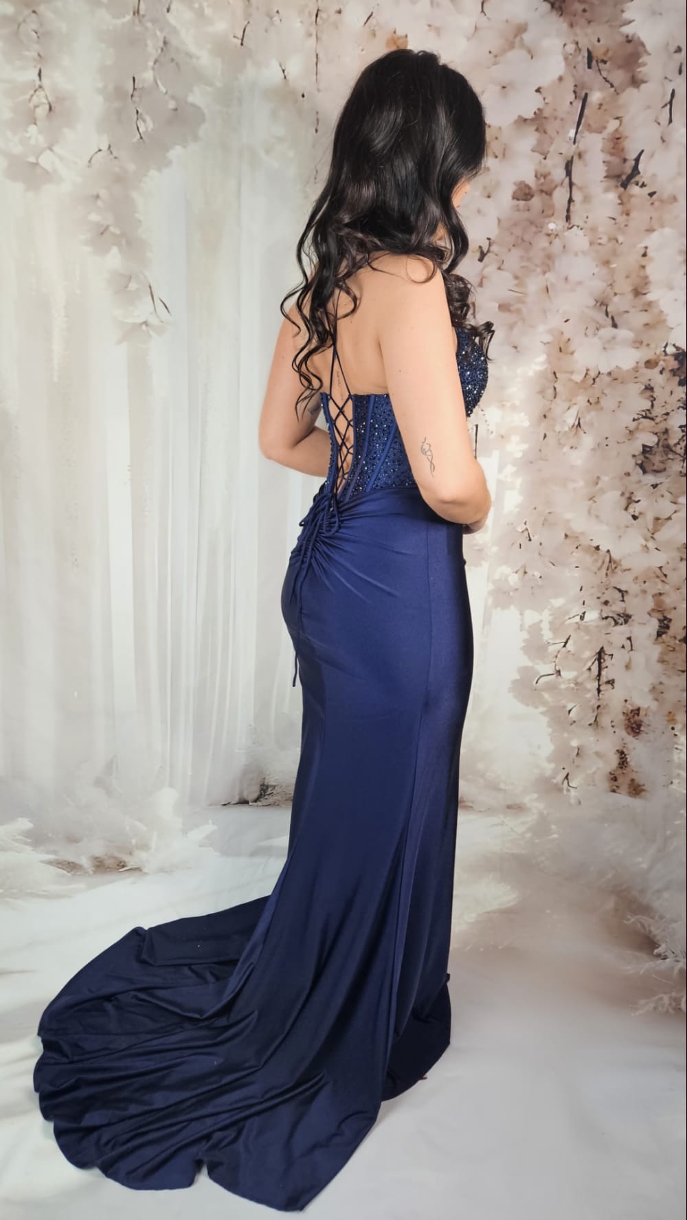 Vestido Meia-Noite Azul