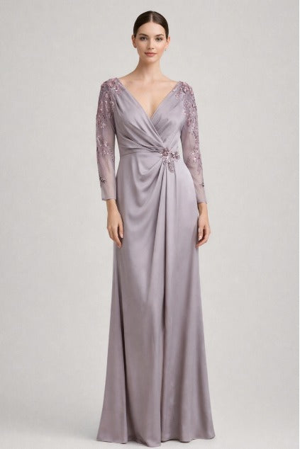Vestido Lilás Elegance